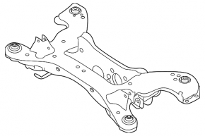 Подрамник задний Infiniti QX50 19-25 FWD