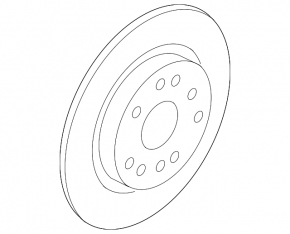 Disc de frână spate stânga Hyundai Santa FE 21-23 305/11mm