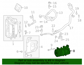 Компрессор кондиционера BMW X5 G05 19-26 3.0T