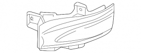 Repetitor semnalizare oglindă stânga Lexus HS250H 10-12