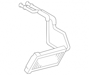Радиатор отопителя печки Lexus GS300 GS350 GS430 GS450h 06-11