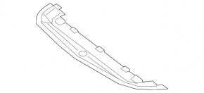 Защита переднего бампера Mercedes Metris W447 16-23 черная