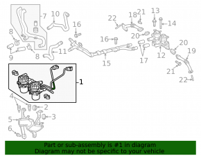 Насос воздушный левый Toyota Sequoia Tundra 08-16 4.6 5.7 LX570