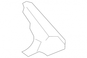 Уплотнитель решетки дворников правый Lexus GS300 GS350 GS430 GS450h 06-11