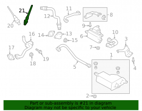 Лямбда-зонд второй Subaru Crosstrek 16-17 2.0
