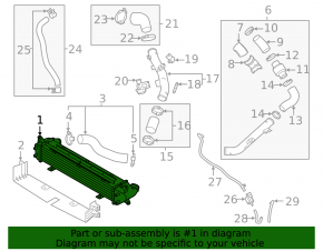 Интеркулер Hyundai Veloster 19-22 1.6, 2.0