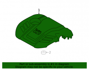 Накладка двигателя Hyundai Sonata 15-17 1.6T