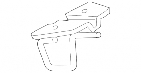 Скоба замка двери багажника BMW X1 F48 16-22