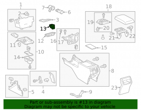 Кнопка управления подогревом водительского сиденья Toyota Camry v50 12-14 usa