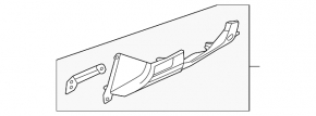 Накладка колени водителя Mazda 3 14-18 BM черн