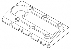 Накладка двигателя Hyundai Santa FE 19-20 2.4 KOR