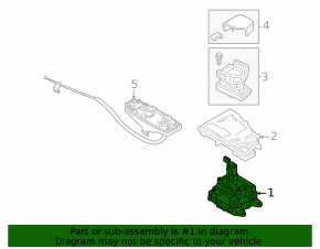 Шифтер КПП Audi A4 B9 17-25
