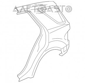 Aripa spate stânga Mercedes W164 ML