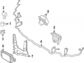 Cablaj bara față Ford Escape MK4 23-25 sub PTF