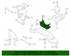 Подушка КПП Subaru Outback 15-19