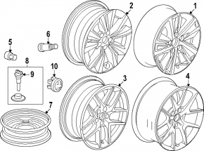 Диск колесный R16x7J Honda Civic XI FE/FL 22-24