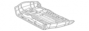 Корыто багажника Toyota Sienna 11-20