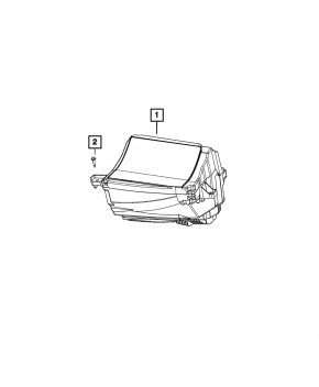 Проекция на лобовое Jeep Grand Cherokee WL 21-26