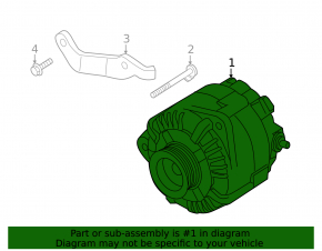 Alternator Infiniti JX35 QX60 13-