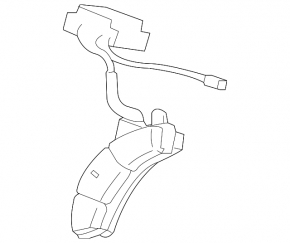 Кнопки управления на руле левые Toyota Sienna 04-05