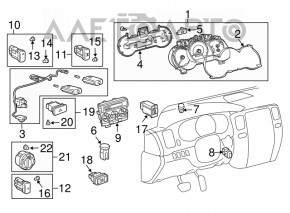 Кнопка включения полного привода Lexus GX470 03-09