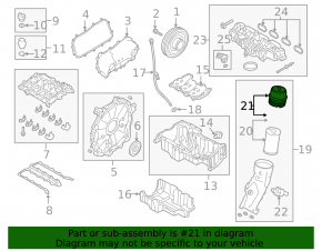 Carcasă filtru ulei Land Rover Range Rover Velar 18-23 2.0T