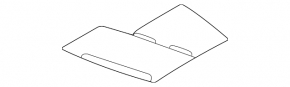 Covoraș consolă centrală Ford Bronco Sport 2021-2026, cauciuc negru