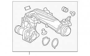 Патрубок на турбину Honda Civic X FC/FK 16-21 5D 1.5T