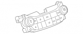 Управление магнитофоном, радио Chevrolet Malibu 13-15