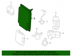 Компьютер parking assist Lexus RX350 10-15