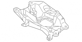 Кронштейн АКПП Audi A4 B8 08-16 2.0T FWD алюминий