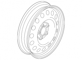 Запасное колесо докатка Audi A4 B8 08-16 R19 125/70