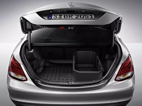 Коврик багажника резина Mercedes C-class W205 15-17 черная