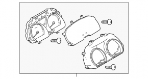 Щиток приборов Nissan Versa Note 13-19