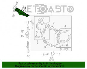 Накладка замка капота пластик Lexus RX300 RX330 RX350 RX400h 04-09