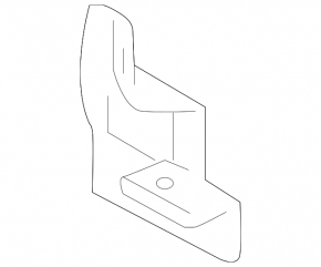 Брызговик на пороге задний левый Toyota Camry v55 15-17