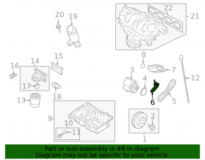 Натяжитель цепи ГРМ Ford Focus mk3 11-18 2.0