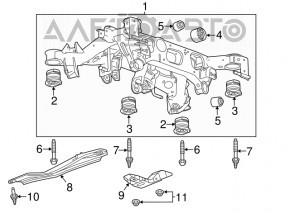 Подрамник задний Cadillac ATS 13-