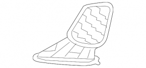 Grilă bara față dreapta pentru Mazda 3 12-13 rest.