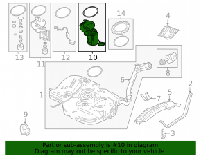 Топливный насос бензонасос Honda Civic X FC 16-21 2.0, 1.5T