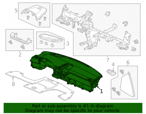 Bord negru cu airbag pentru Honda Accord 2023-2026