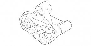 Подушка двигателя левая Ford Focus mk3 15-18 рест 1.0T
