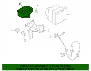 Yaw Rate Sensor Mazda CX-7 06-09