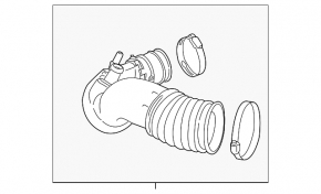 Воздуховод Ford Mustang mk6 15-23 2.3T