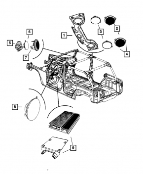 Головное устройство Jeep Compass 11-12