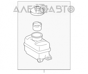 Бачок ГТЦ Toyota Sienna 11-20