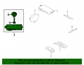 Блок управления CAS Car Access System Mini Cooper Clubman R55 07-14