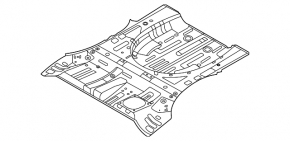 Корыто багажника Hyundai Tucson 22-24 2.5 USA