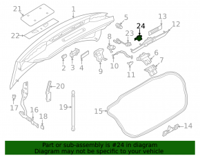 Кронштейн передней камеры Audi A5 F5 18-19