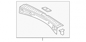 Накладка проема багажника Ford Escape MK3 13-15